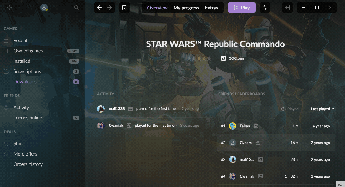 Star Wars™ Republic Commando - Essential Graphics Enhancements – Gog Support Center