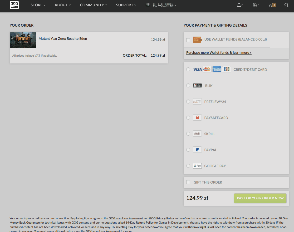 FAQ Gift codes GOG SUPPORT CENTER