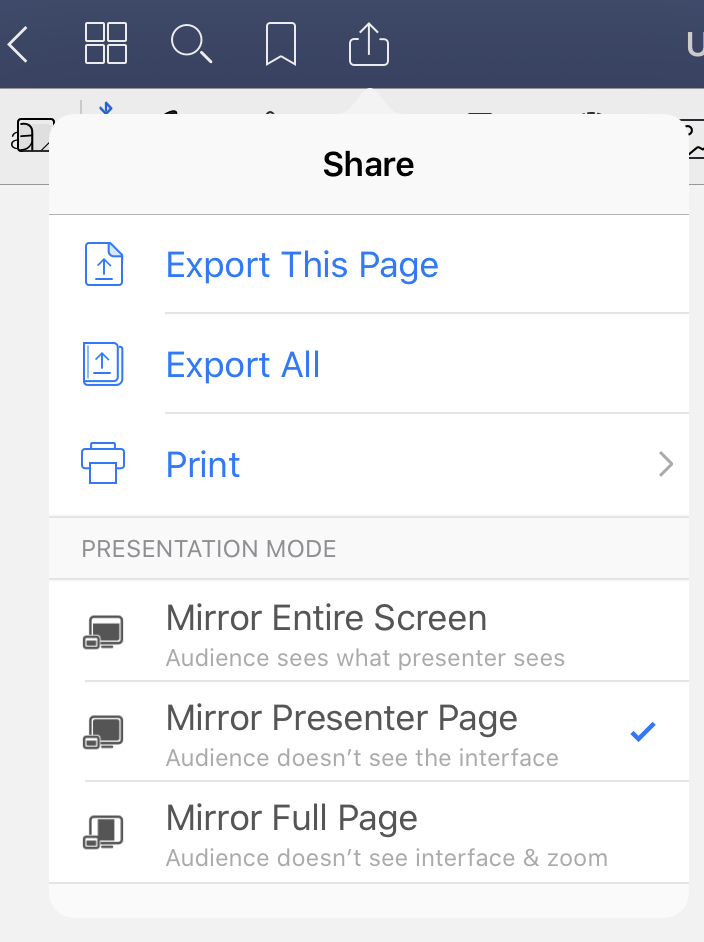 [GoodNotes 5] Presentation Mode Goodnotes Support