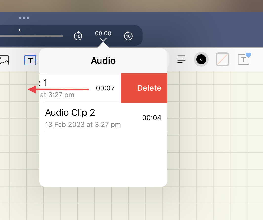 [GoodNotes 5] How do I delete an Audio Recording? Goodnotes Support