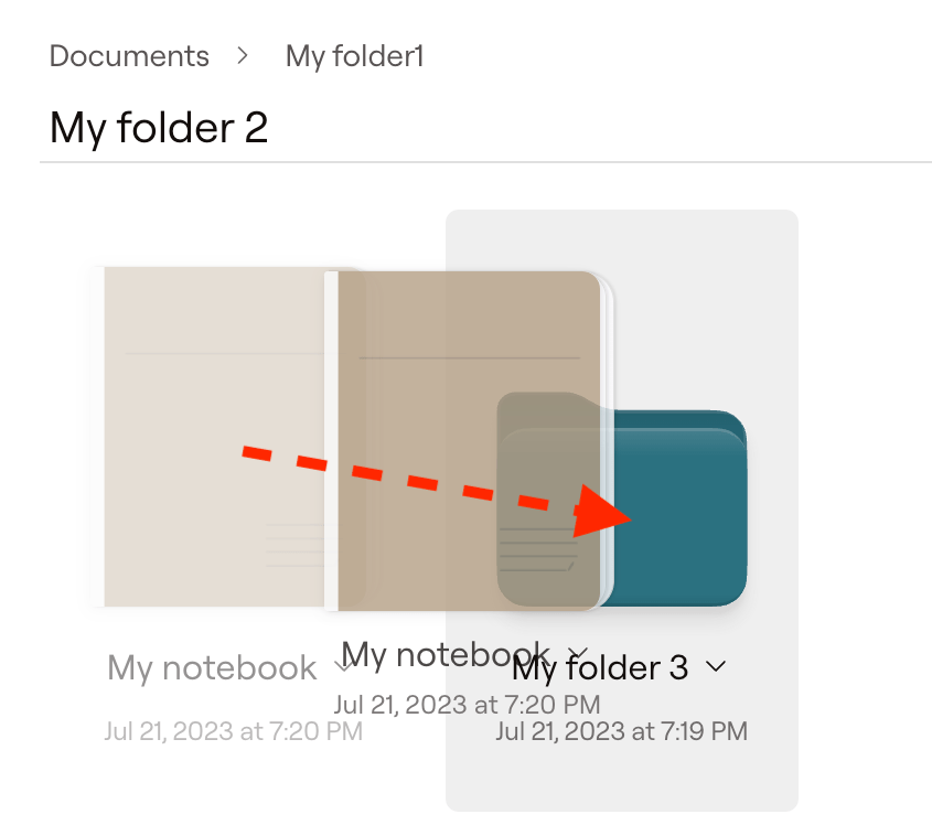 Create and Manage folders Goodnotes Support