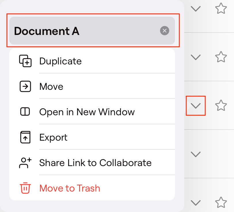 Rename documents and folders in Goodnotes 6 Goodnotes Support