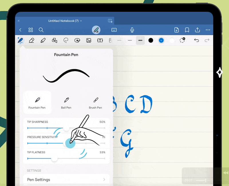 Utilize the new features of Apple Pencil Pro (NEW!) Goodnotes Support