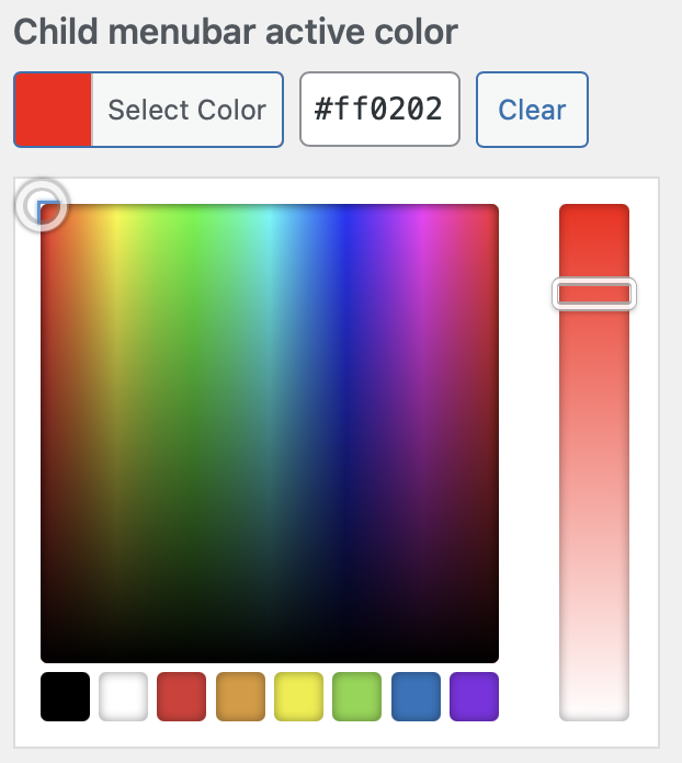 Customize MenuBar Settings GotSport Club site Support
