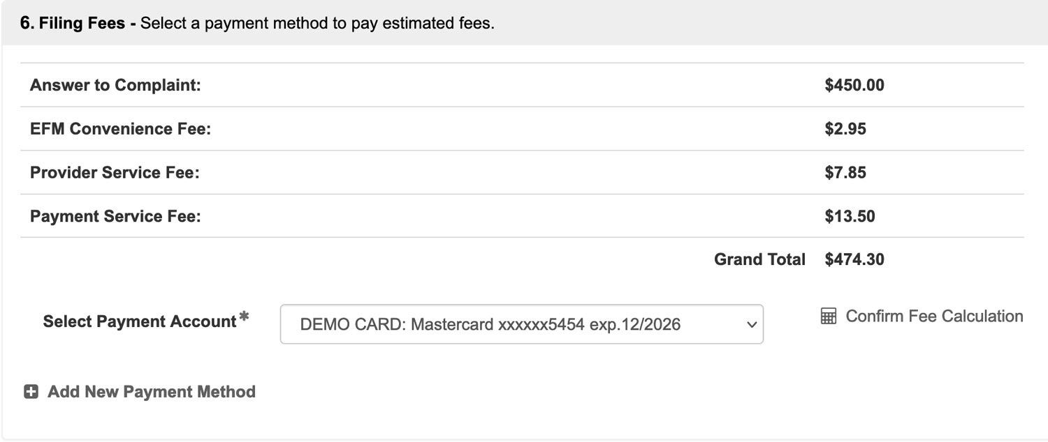 File on an Existing Case in the Riverside, California Superior Courts