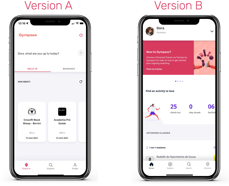 How do I checkin? Gympass UK