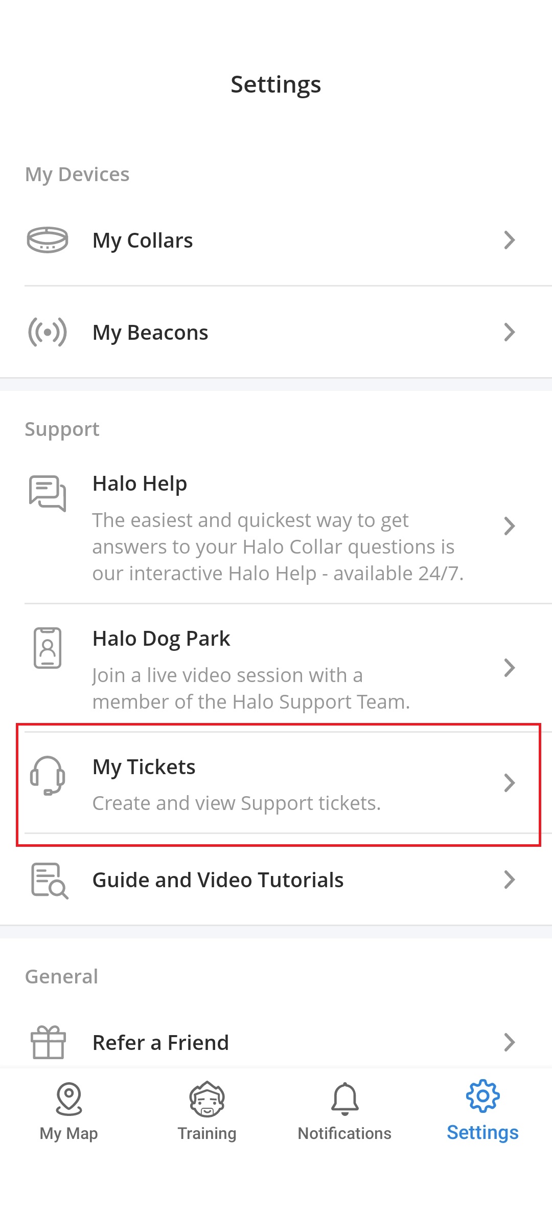 How to Send an App Log to Customer Service – Halo Collar Help Center
