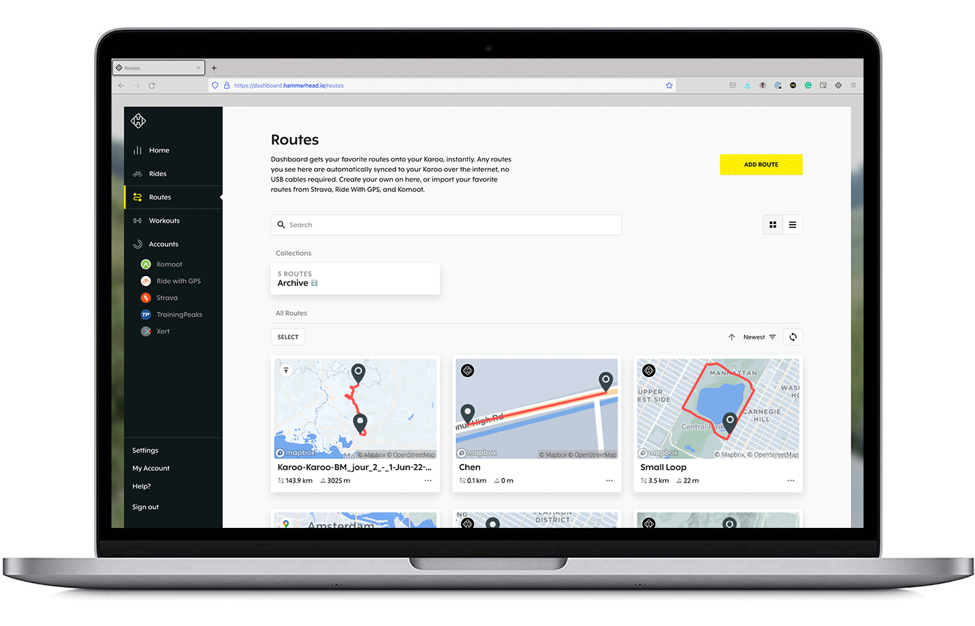 Dashboard Collections Hammerhead