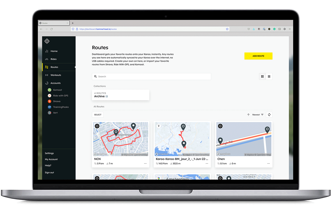 Dashboard Collections Hammerhead