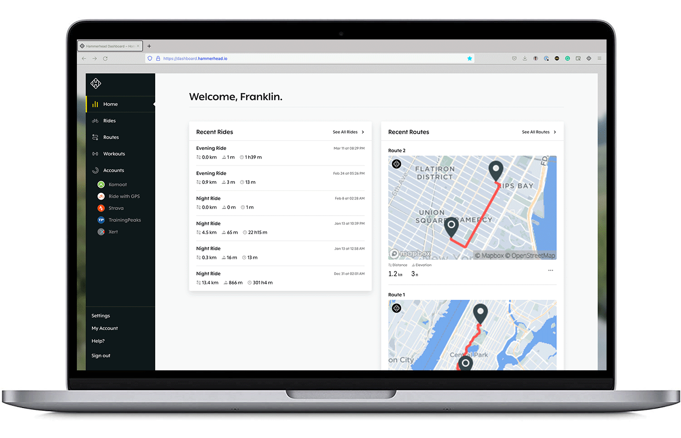 Dashboard Collections Hammerhead