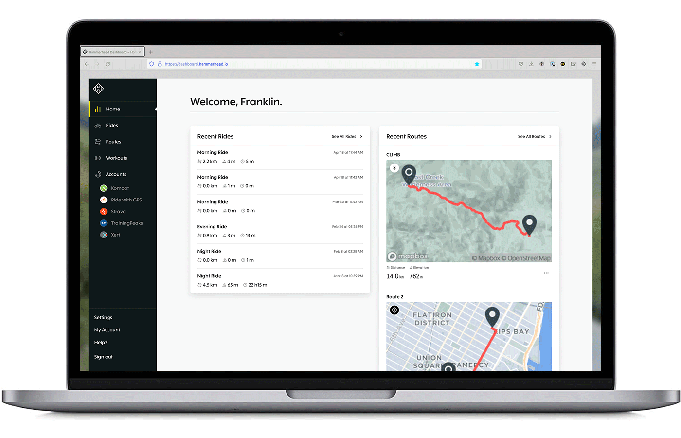 Dashboard Collections Hammerhead