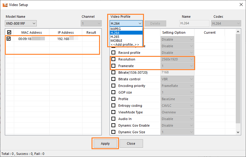 Bulk updating camera settings using Wisenet Device Manager – Hanwha Vision