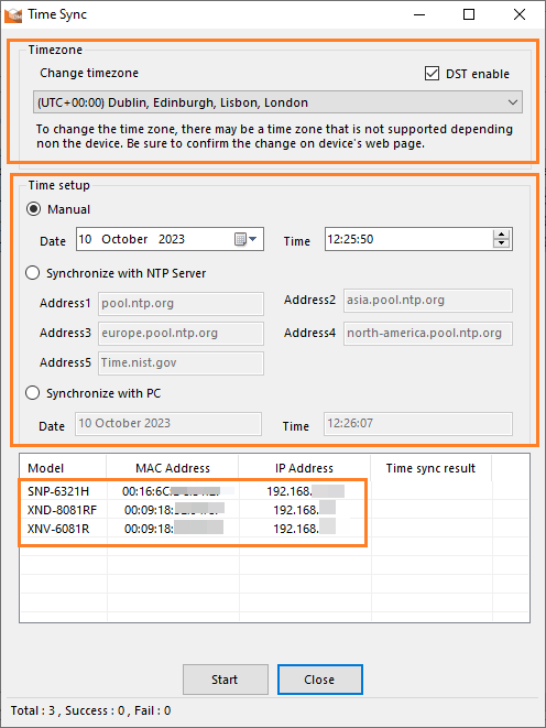 Bulk updating camera settings using Wisenet Device Manager – Hanwha Vision