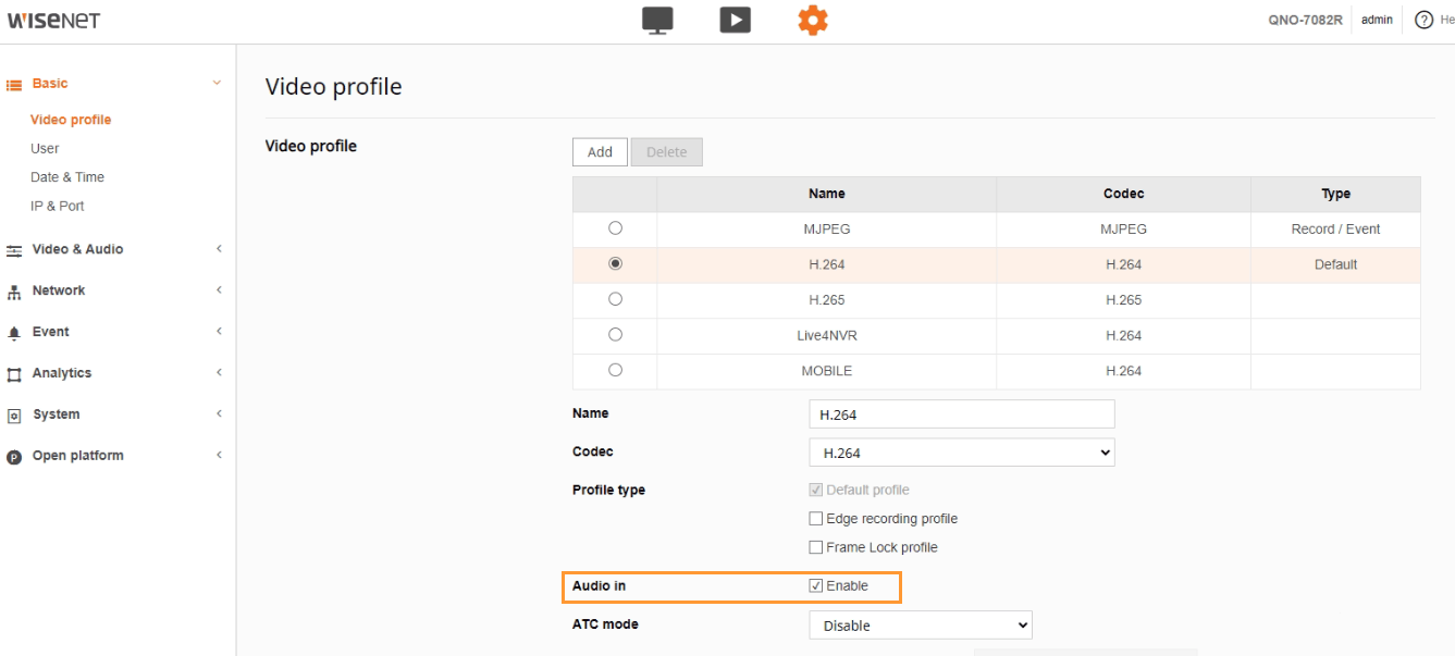 How to play audio via HDMI port using a SPD-152 – Hanwha Vision