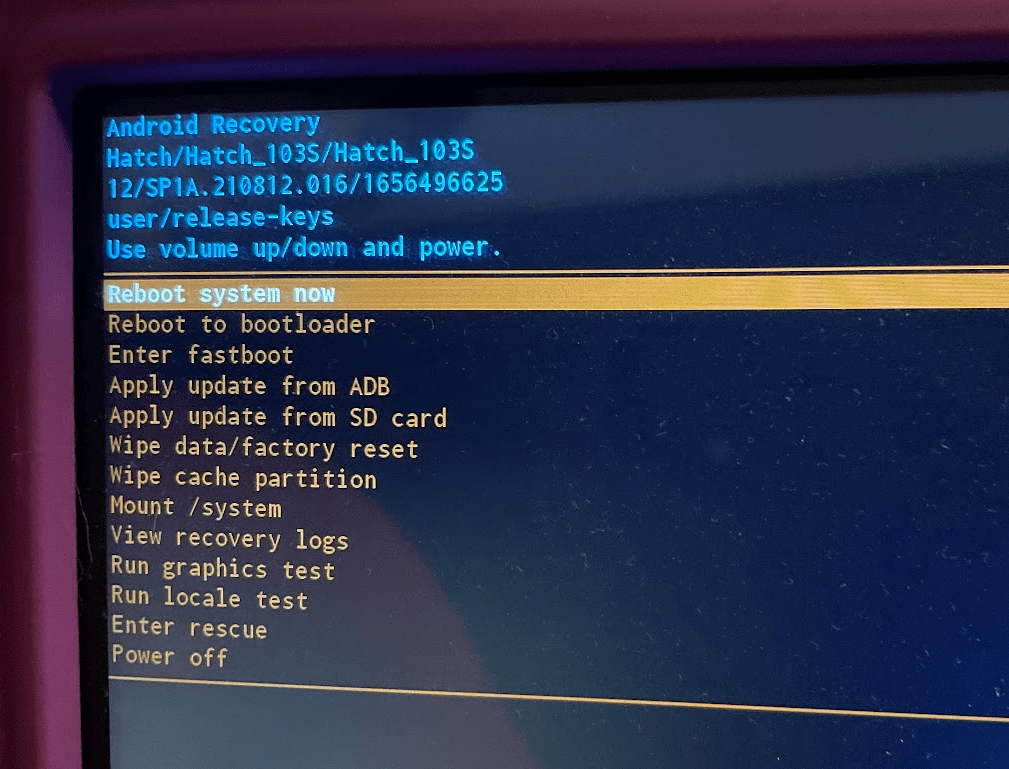Performing a Factory Reset on Hatch™ Tablets Hatch Support