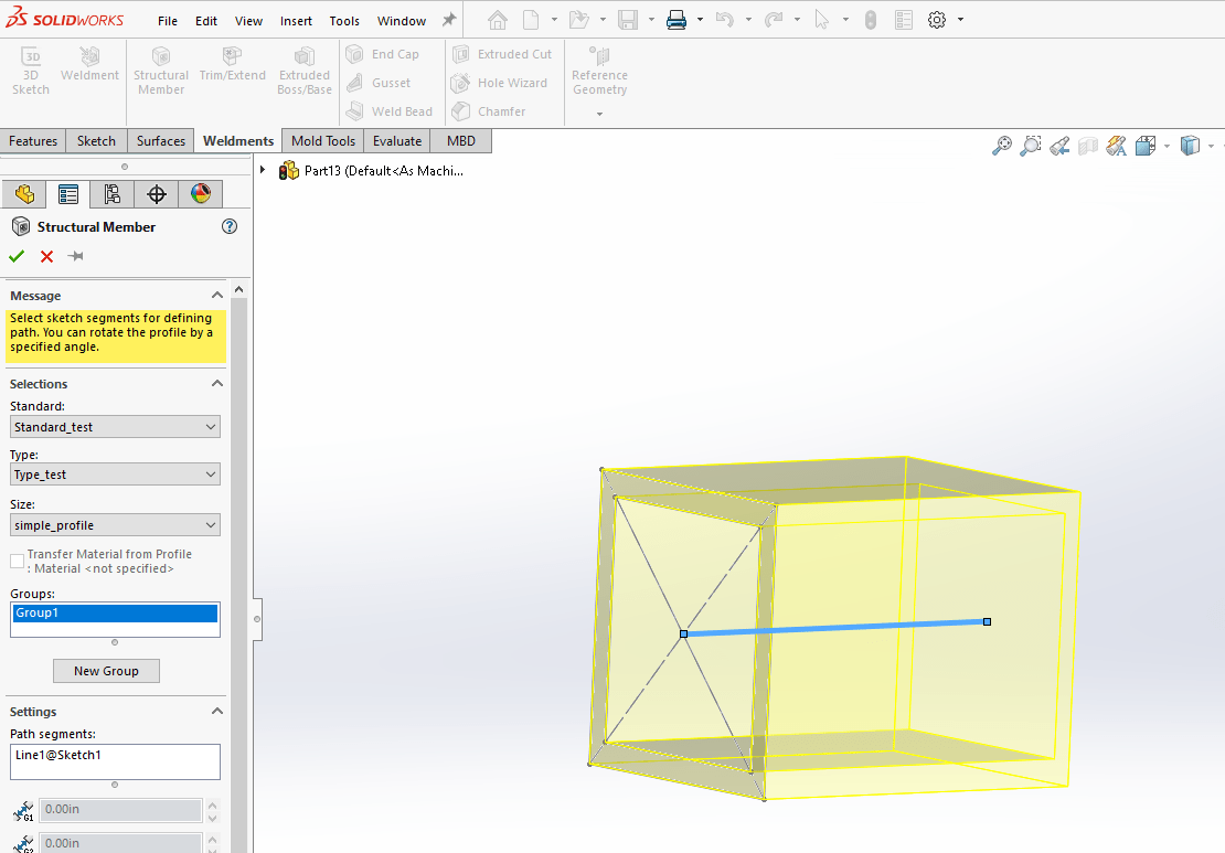 How to Create SOLIDWORKS Custom Weldment Profiles Hawk Ridge Systems