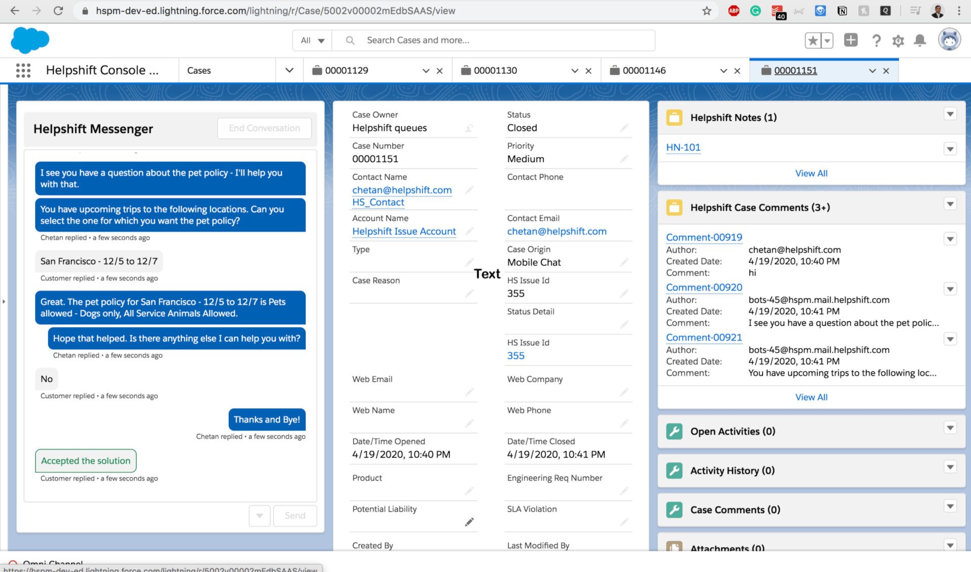 What is Salesforce Lightning Messenger Experience enhancement