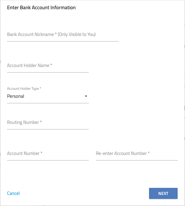 How do I add a new bank account as an owner or manager? Hemlane