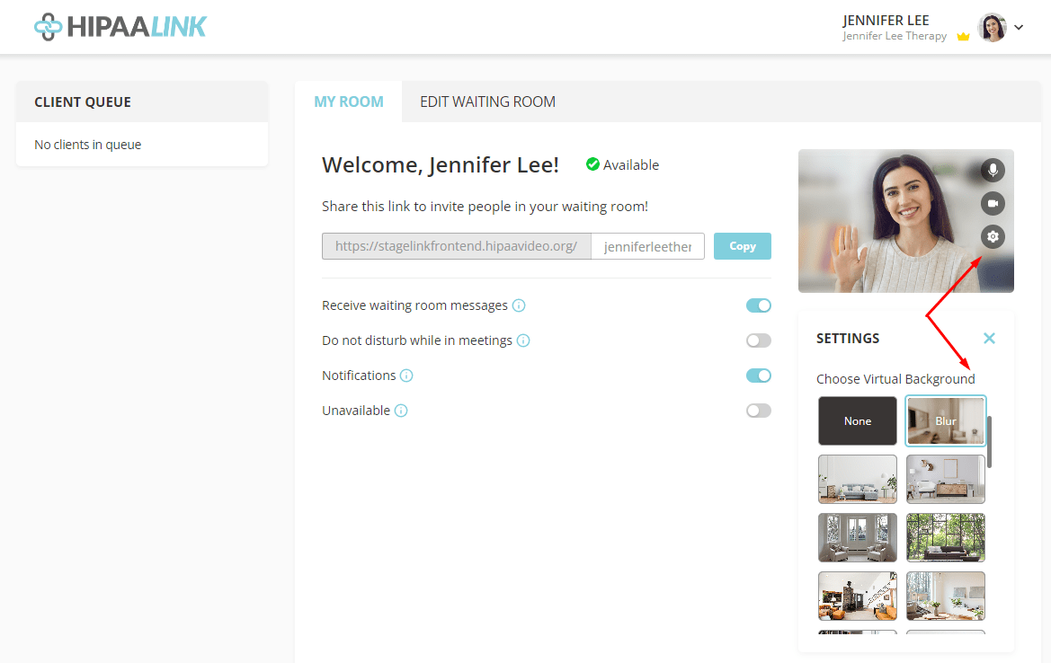 How do I blur my background?