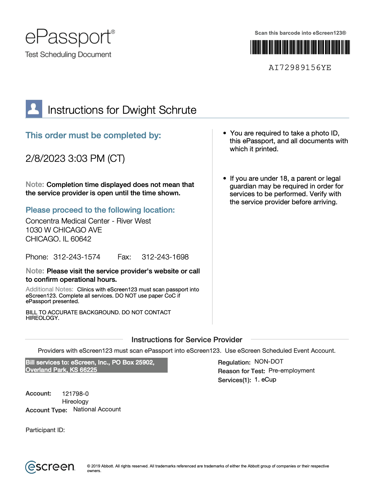 Drug Screen Candidate Experience Hireology
