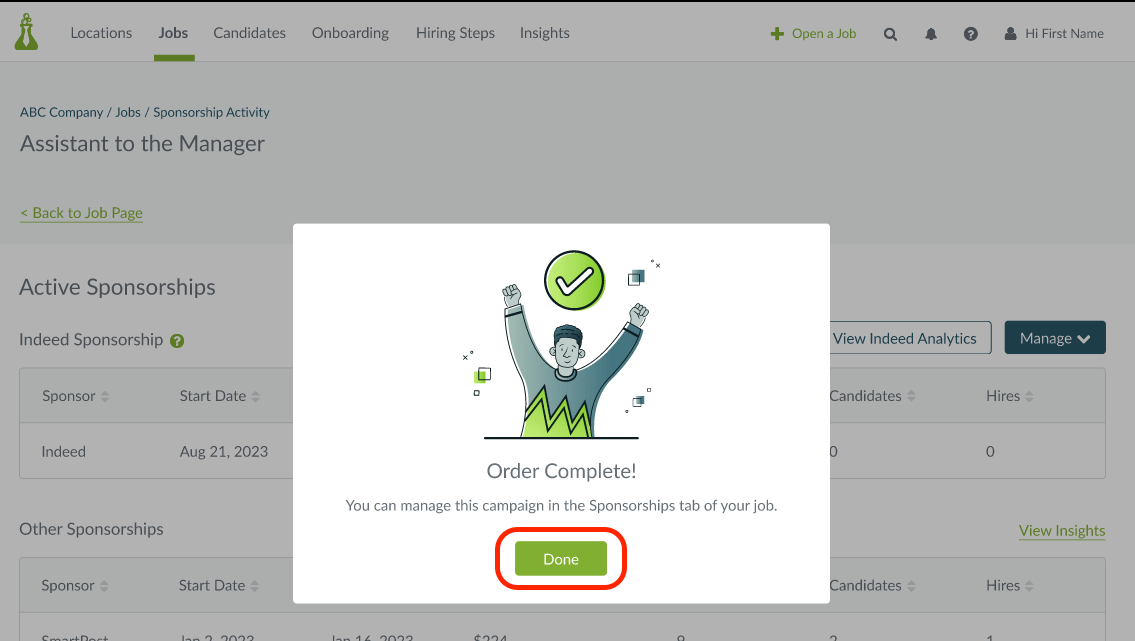 Sponsoring Jobs on Indeed Hireology