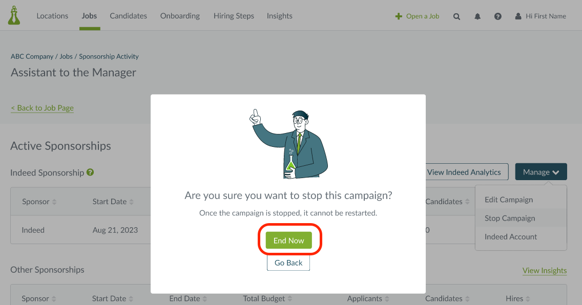 Sponsoring Jobs on Indeed Hireology