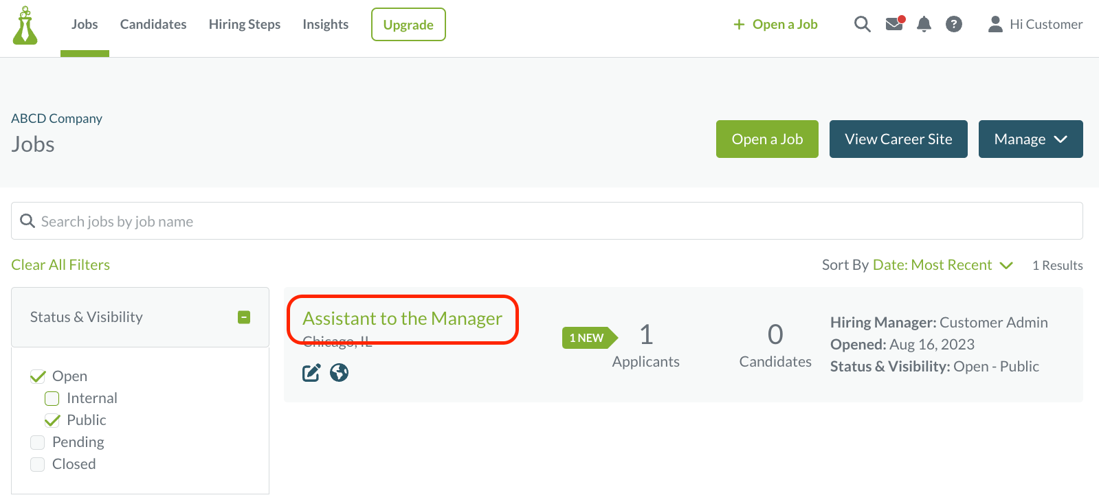 Sponsoring Jobs on Indeed Hireology