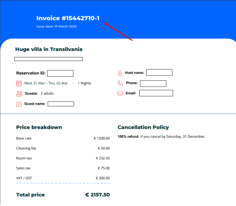 New Guests Payments module Hostaway