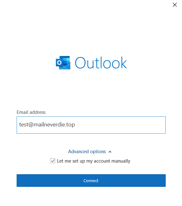 การตั้งค่าอีเมลใน Microsoft Outlook 365 HOSTNEVERDIE