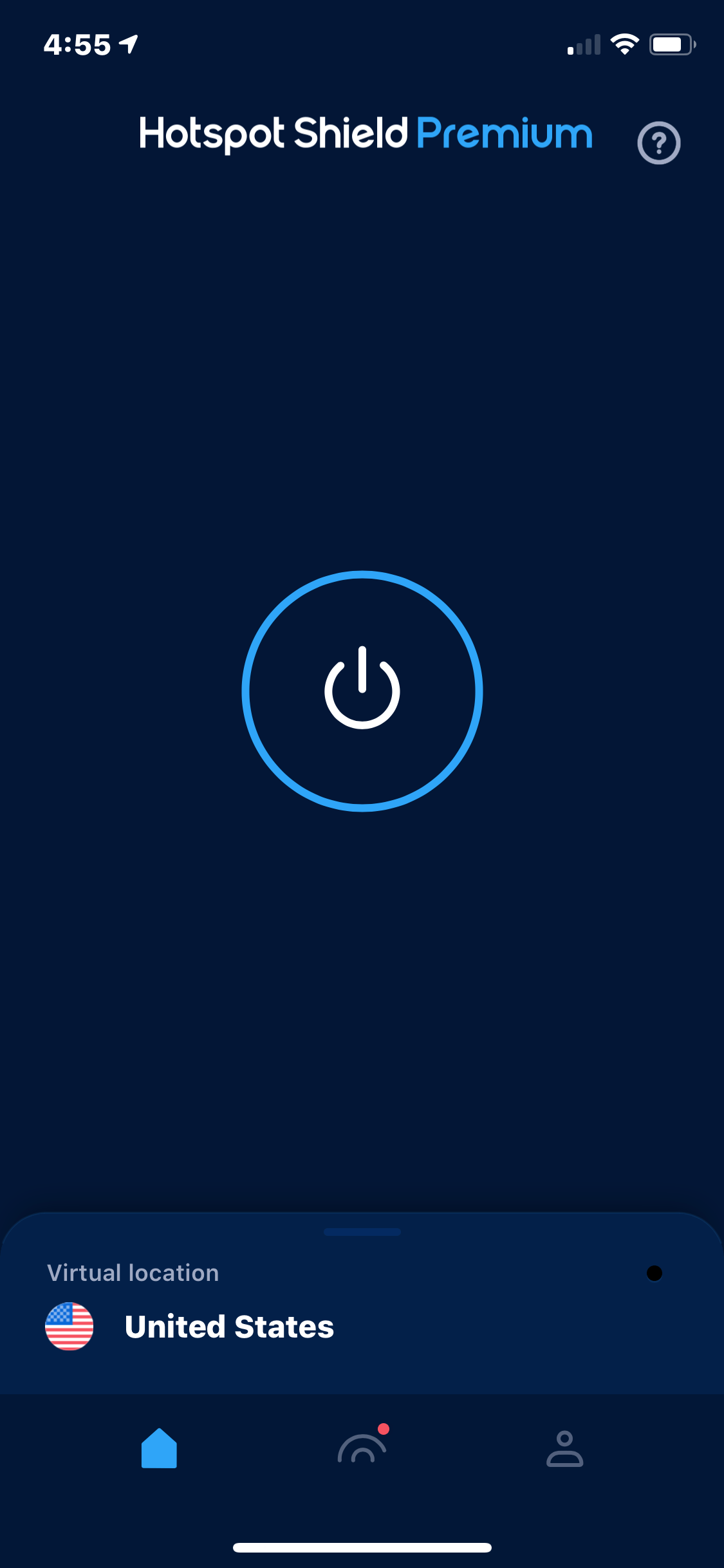 Why does the VPN icon disappear on my iOS device? Hotspot Shield Help