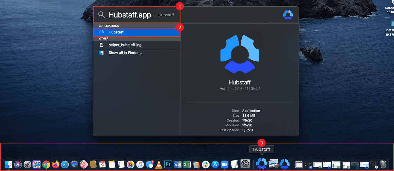 osx_create_application_shortcut_dock Hubstaff Support
