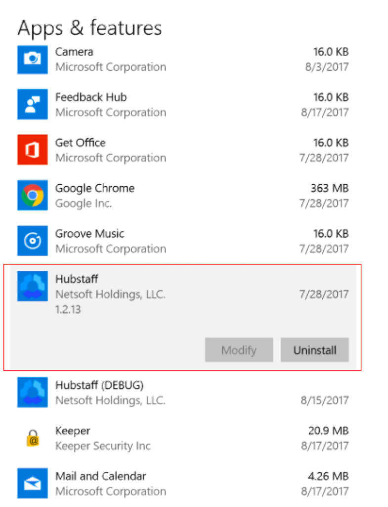 How to Uninstall the Hubstaff Time Tracking Application