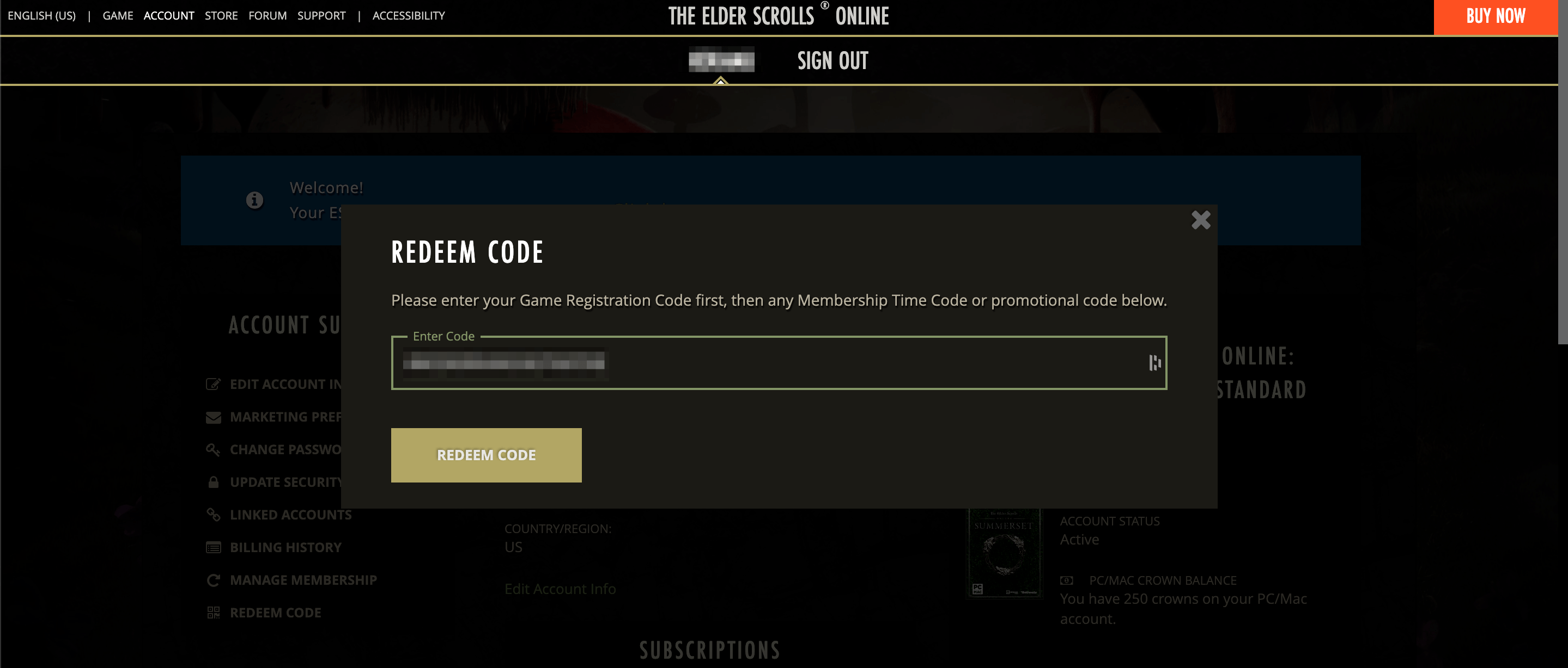 The Elder Scrolls Online Collection Necrom Redemption Instructions