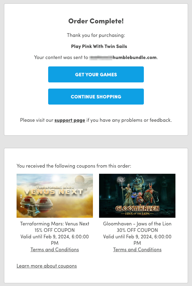 Viewing And Using Humble Coupons Humble Bundle
