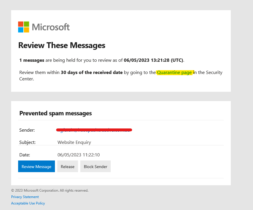Understanding Quarantine and Notifications for Quarantined Messages