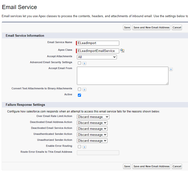 Setup EmailtoeLead Email Address improveit! 360