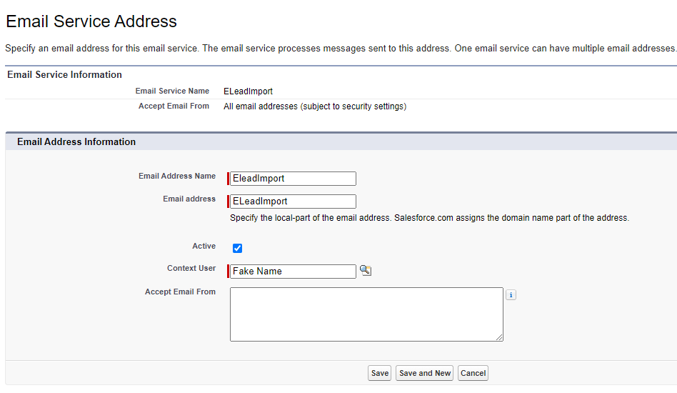 Setup EmailtoeLead Email Address improveit! 360