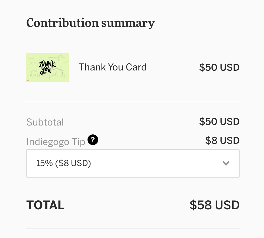 Indiegogo Tip What Does It Mean For Backers? Indiegogo Help Center