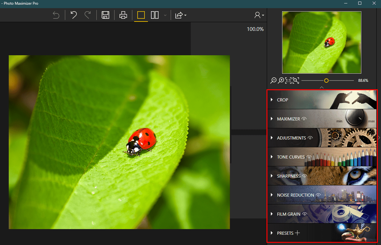 How to use inPixio Photo Maximizer? inPixio