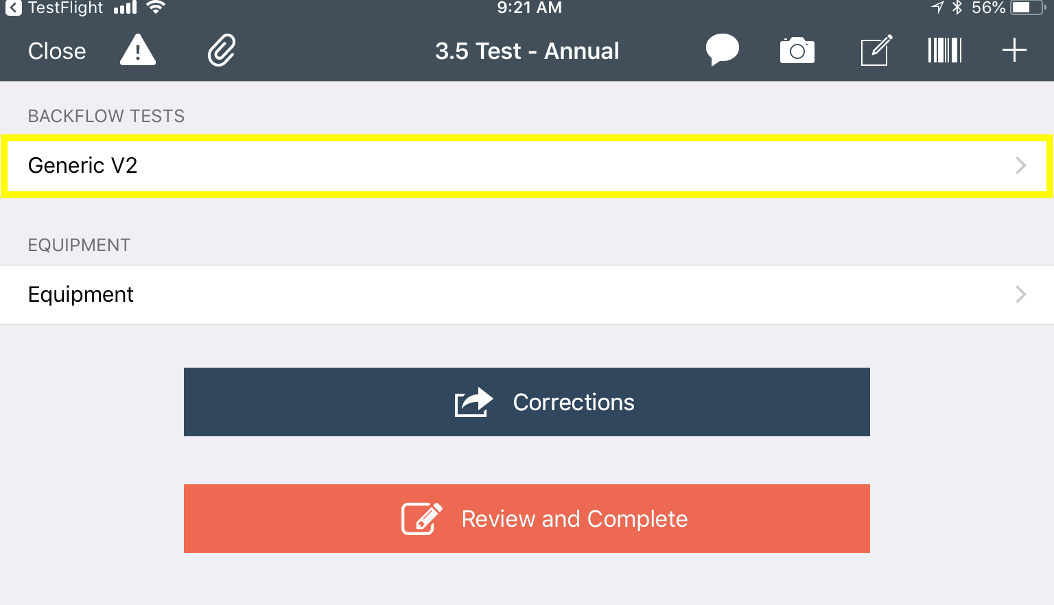 How to mark a backflow deficient on the iPad Inspect Point Help Desk