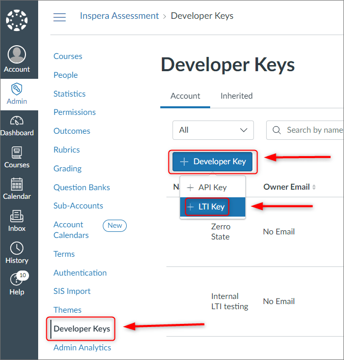 Canvas LTI 1.3 Integration with Inspera Assessment Inspera Help Center