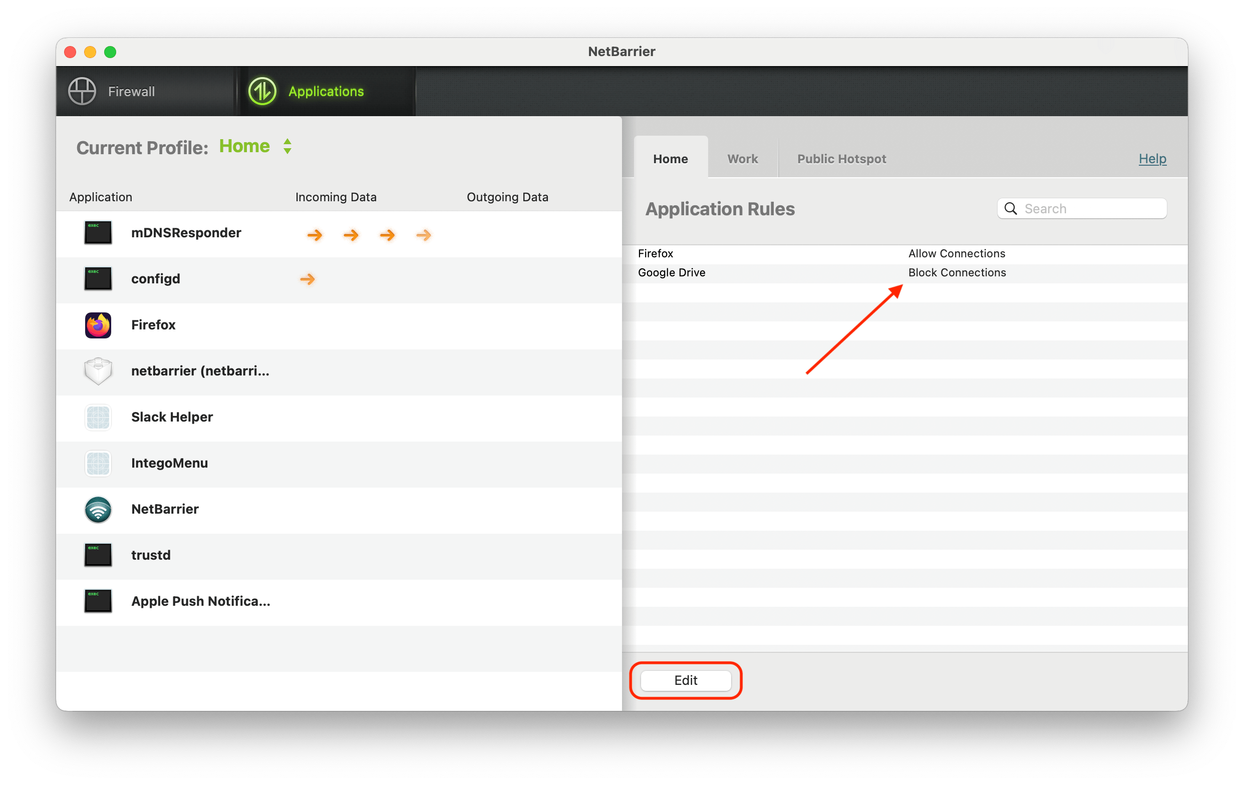 How to Allow a Blocked Connection Within NetBarrier Intego Support