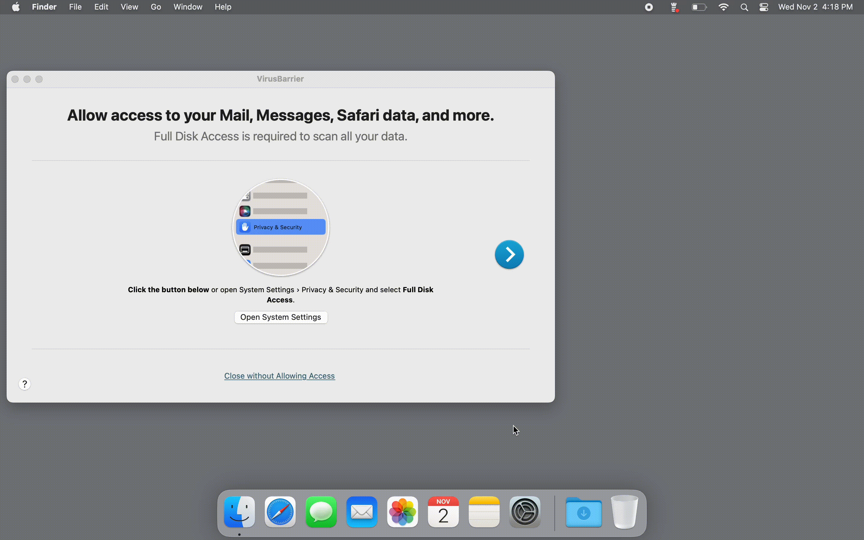 How to Enable Full Disk Access in macOS – Intego Support