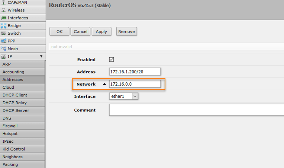 Configuring static WAN IP on MikroTik hAP ac2