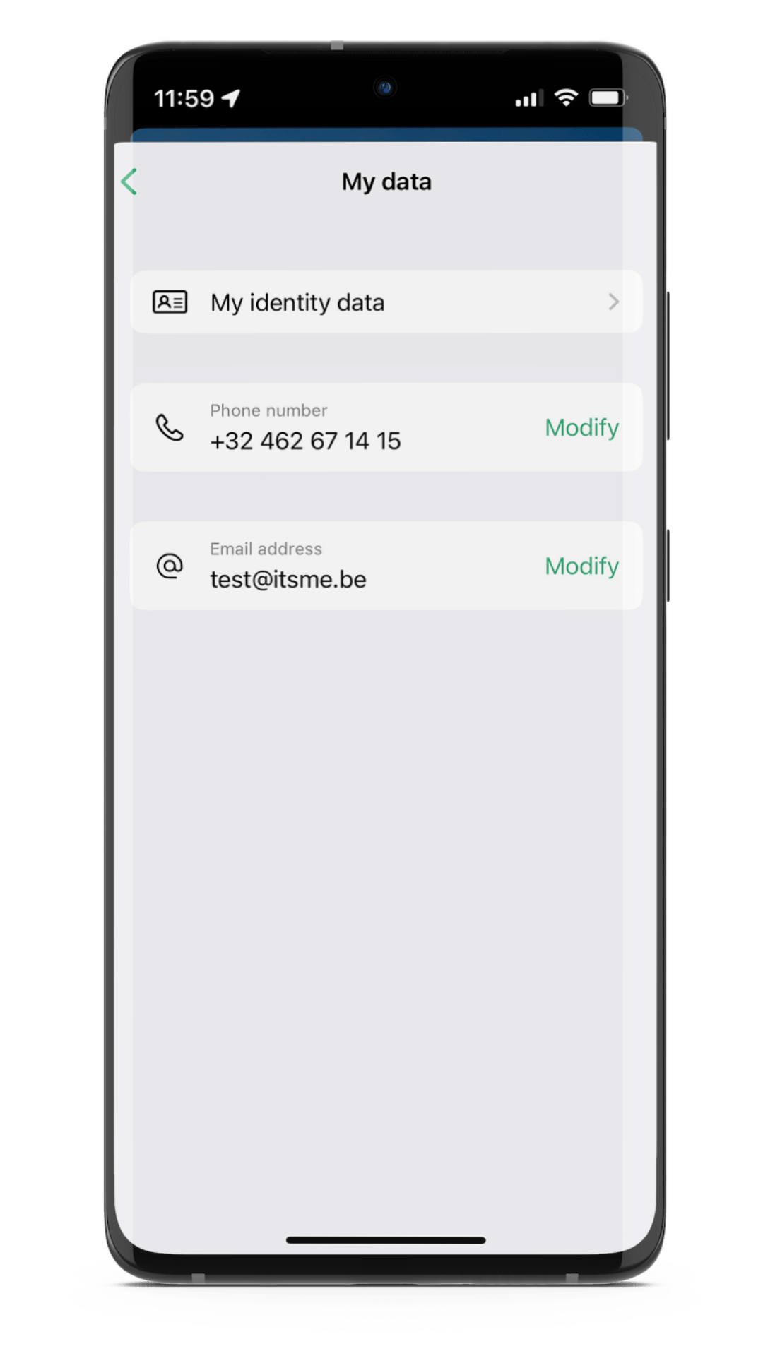 How can I change my phone number? itsme Customer Support