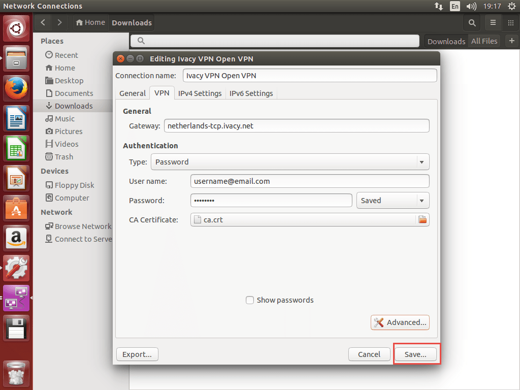 How to Configure OpenVPN for Ubuntu/Linux with Ivacy VPN