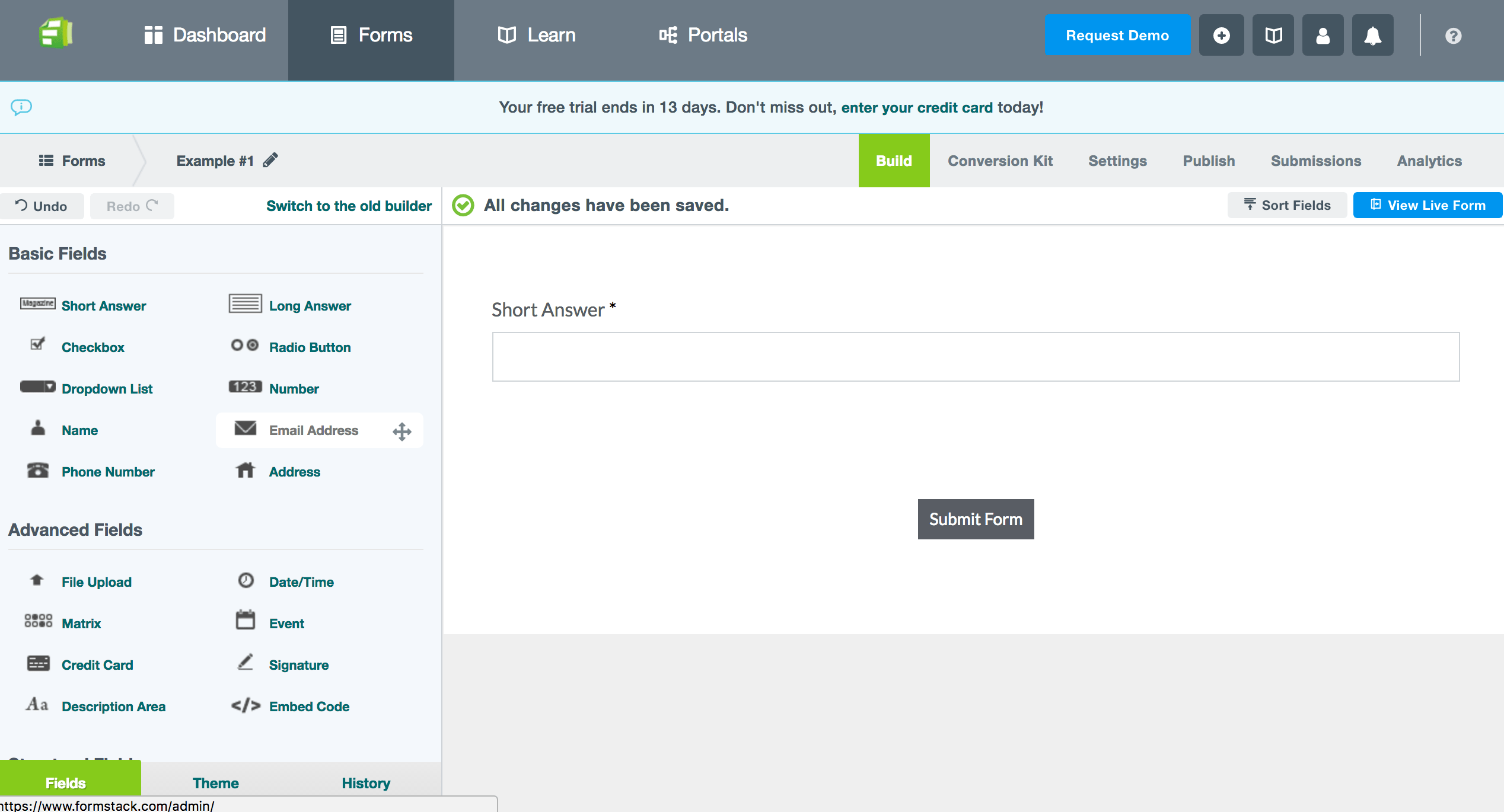 Formstack Integration Guide