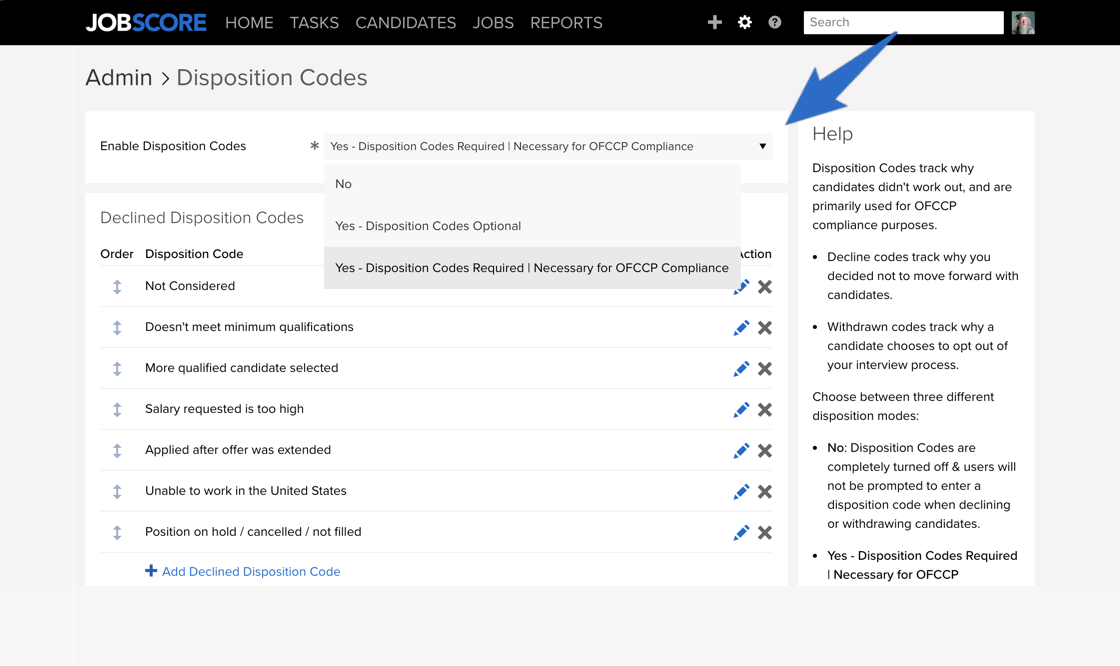 What are Disposition Codes? How do I set them up? How do I use them? JobScore Help