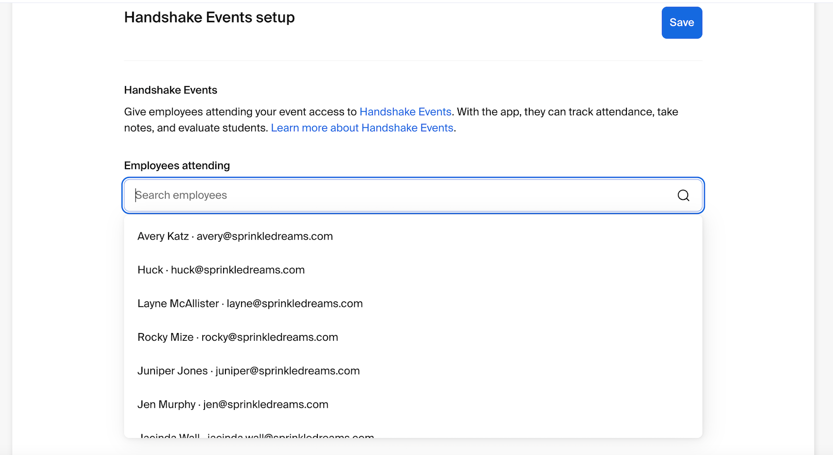 Handshake Events Setup for Mobile App Handshake Help Center