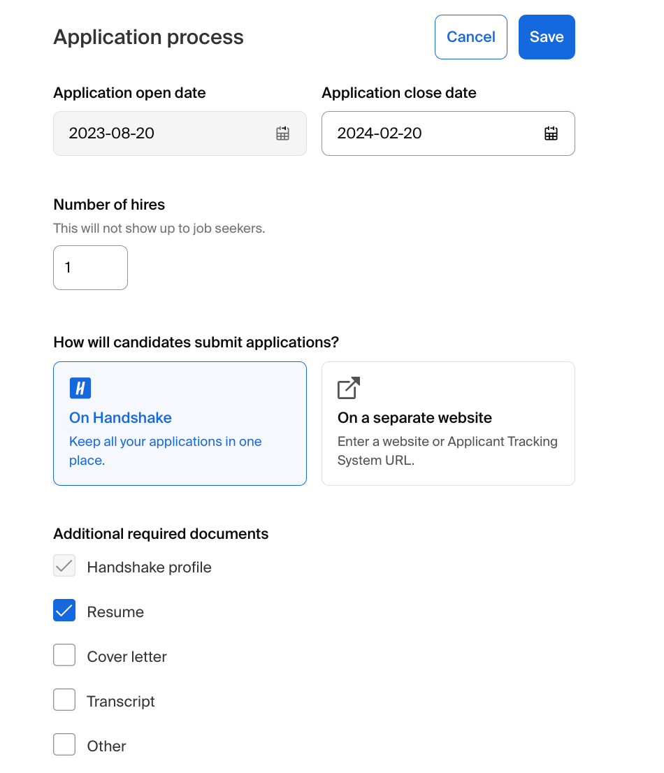 Updating Job Posting Closing Dates Handshake Help Center